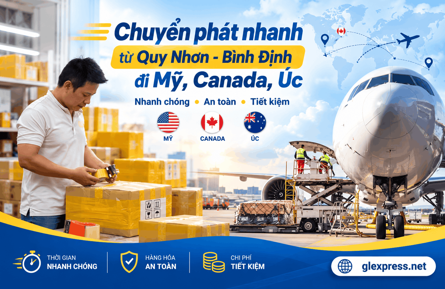 GLEXpress shipping service from Ho Chi Minh City to Canada