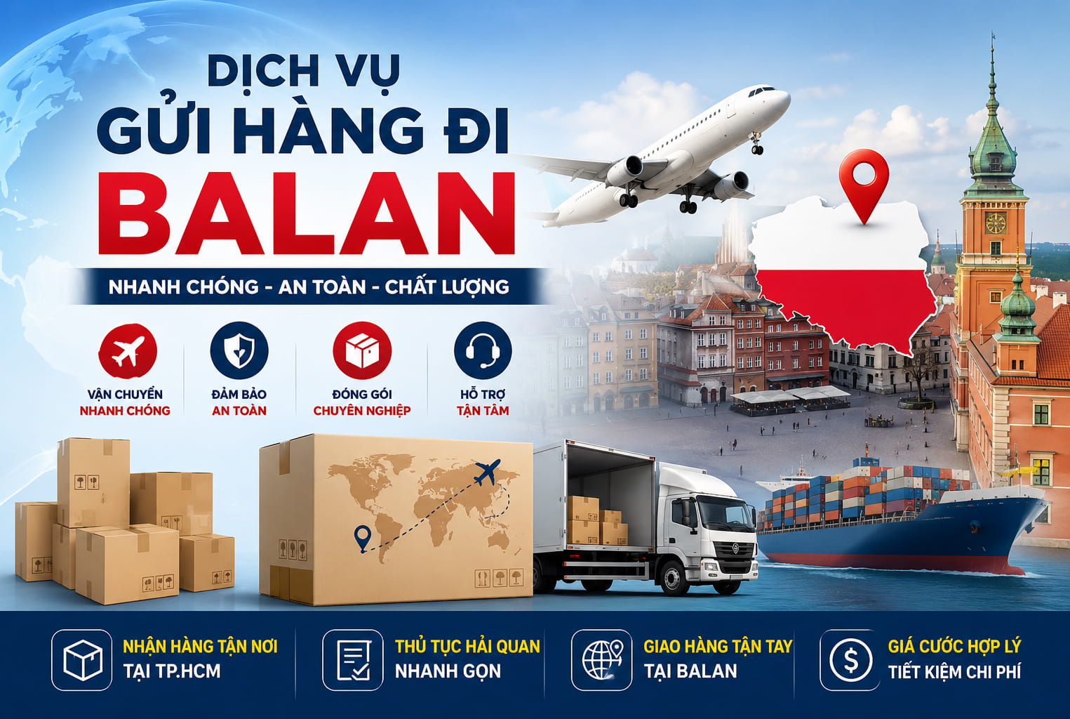 Dịch vụ gửi hàng đi Balan