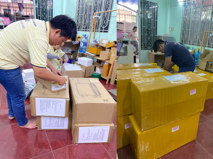 Đóng hàng và gửi hàng đi Thái Lan